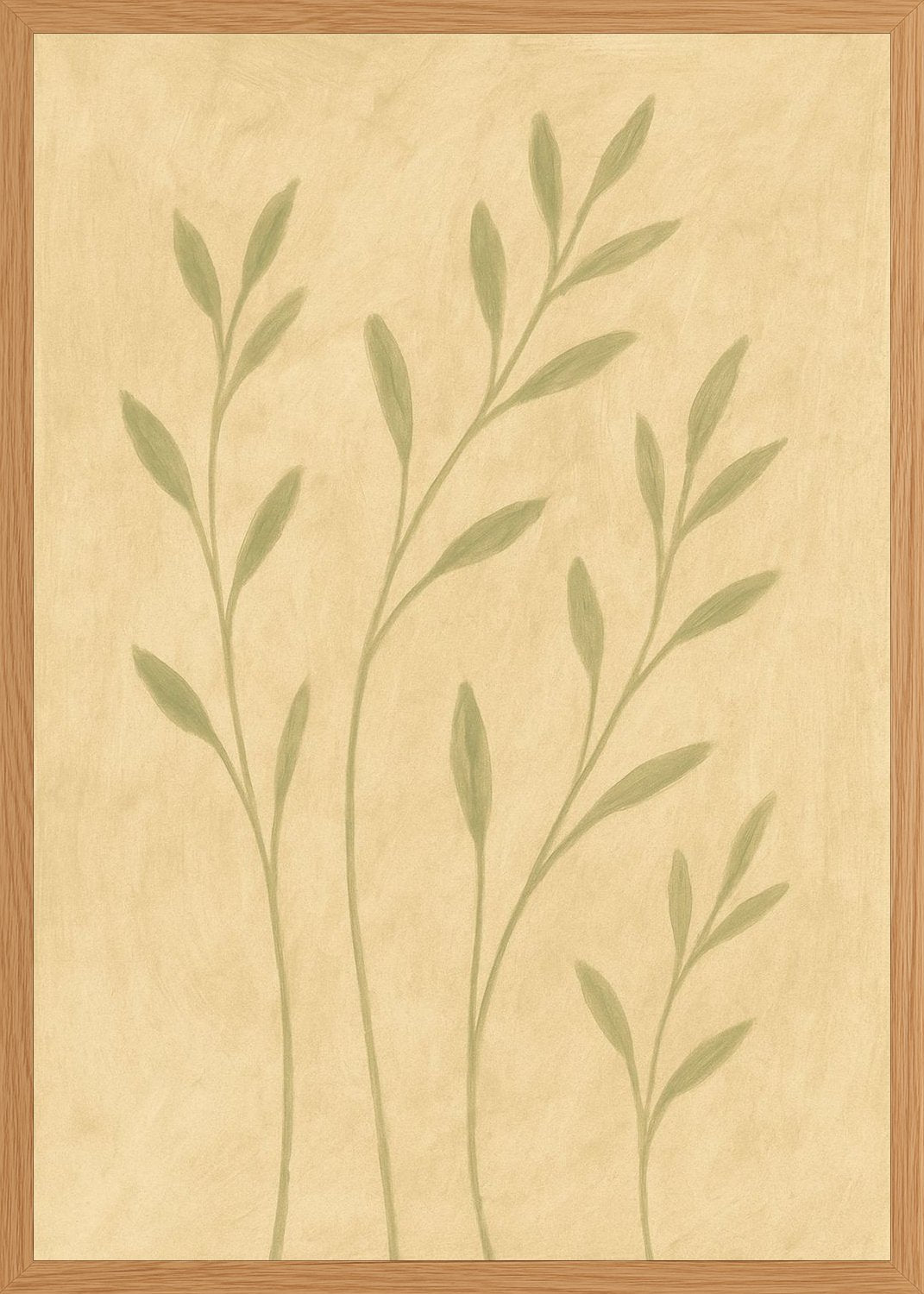 Poster in oak frame
