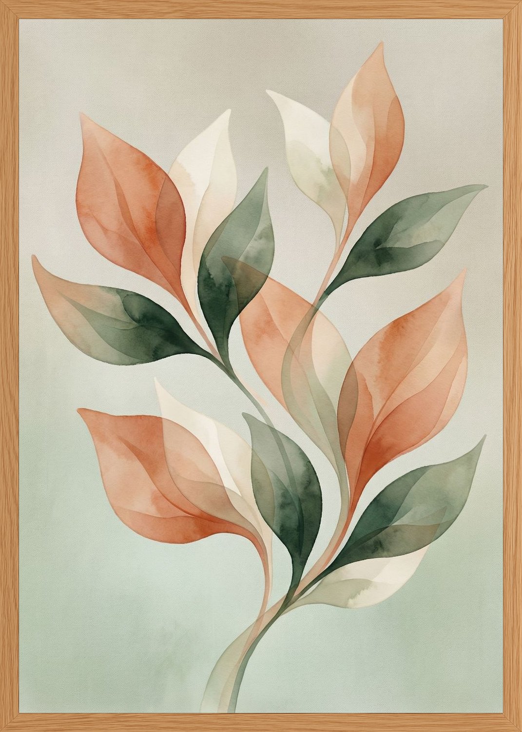 Poster in oak frame