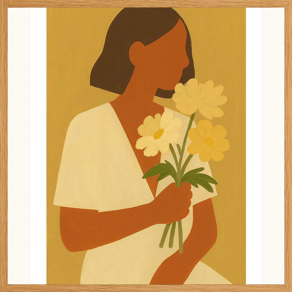 Poster in oak frame