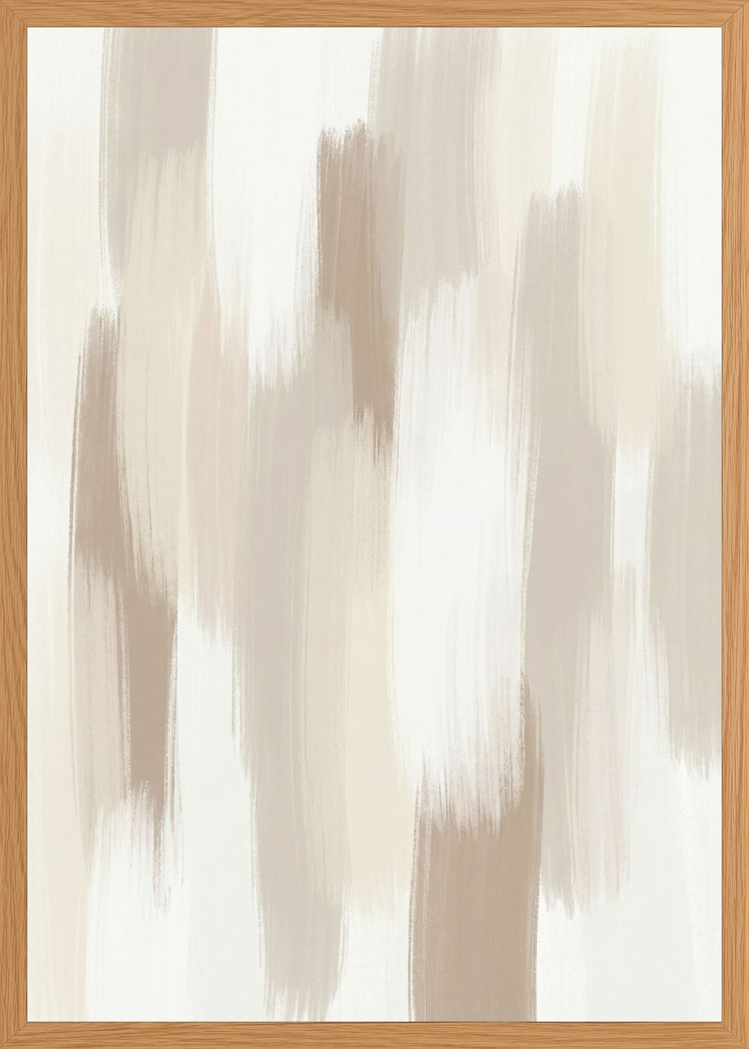 Poster in oak frame