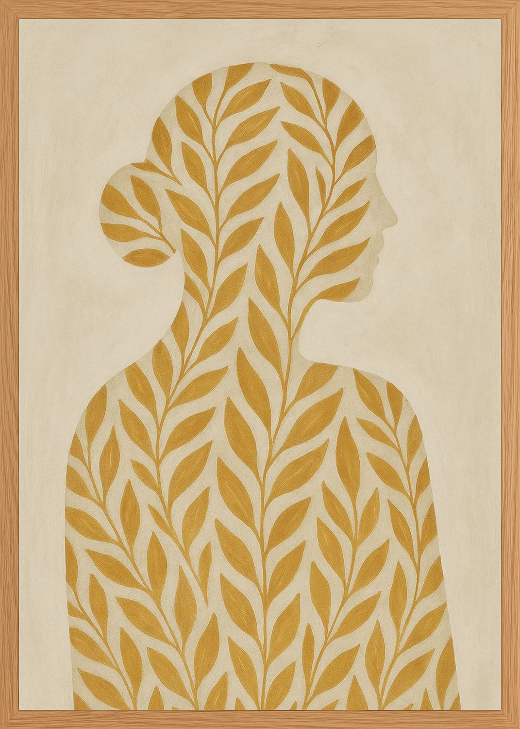 Poster in oak frame