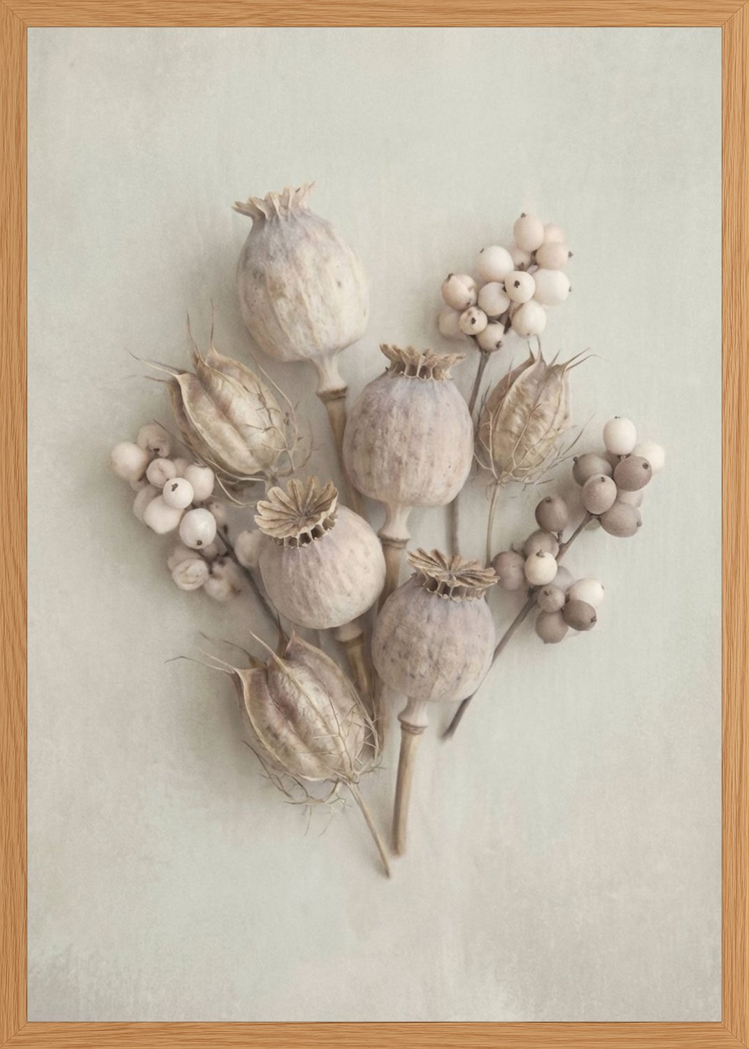 Poster in oak frame