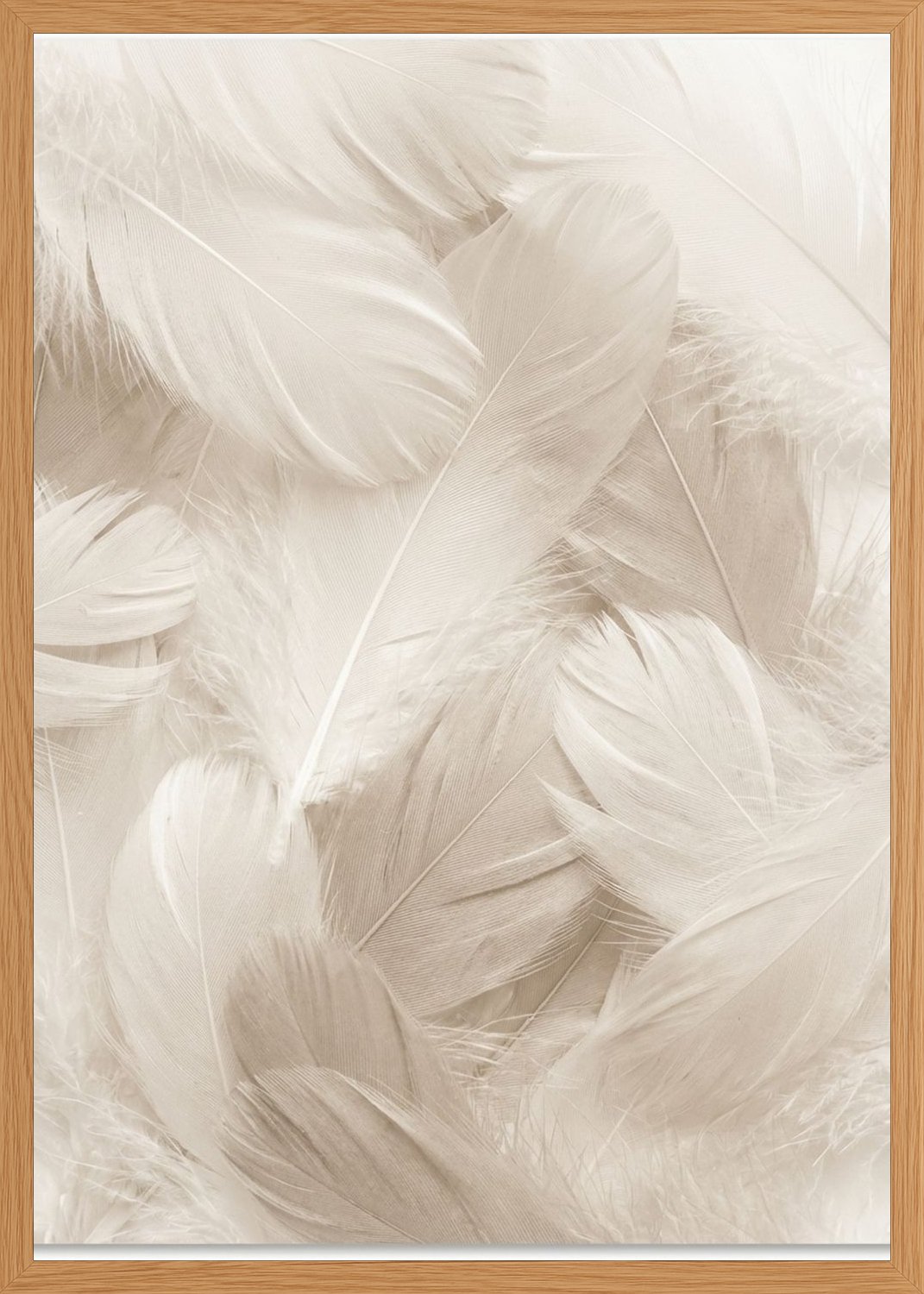 Poster in oak frame
