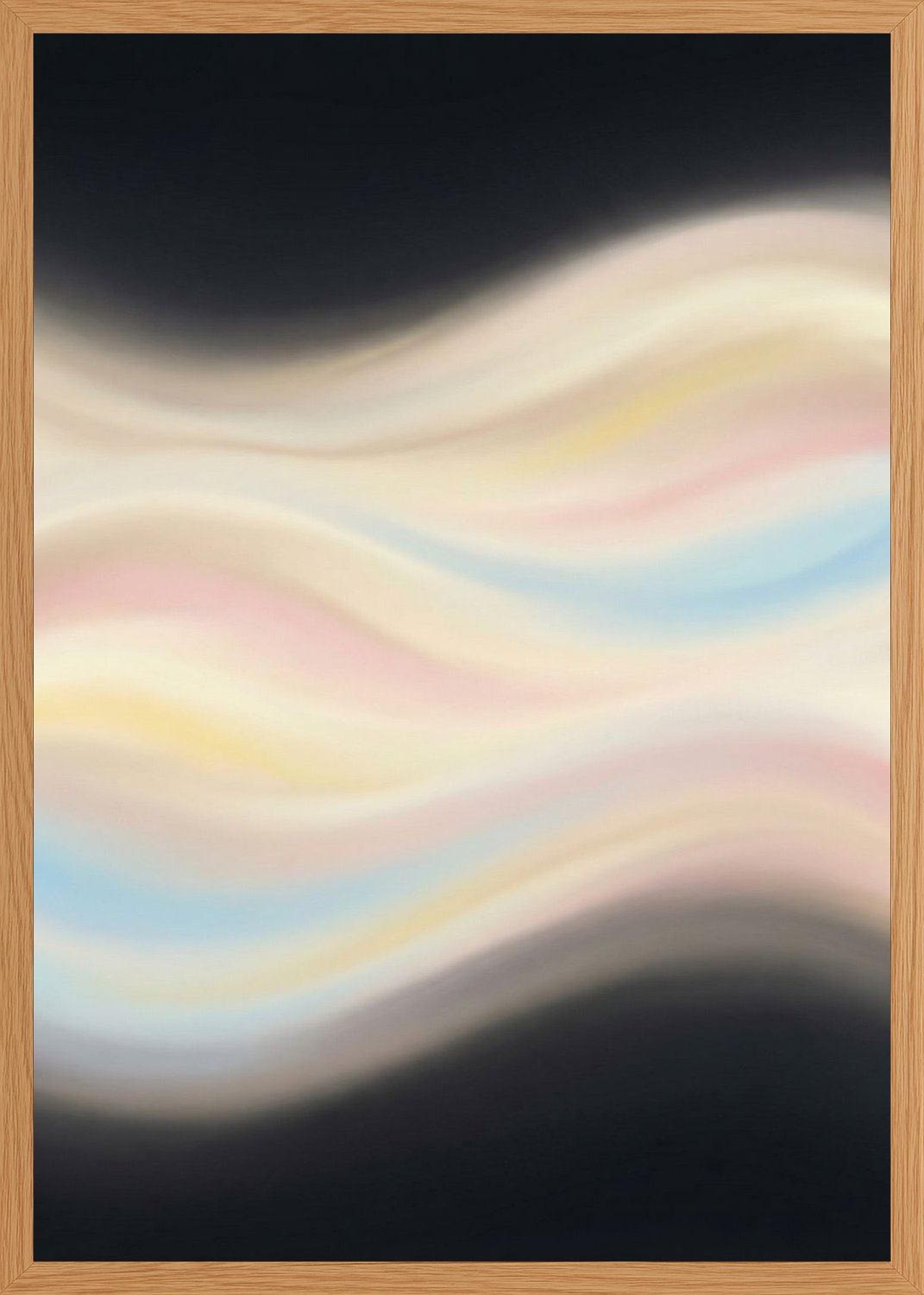 Poster in oak frame
