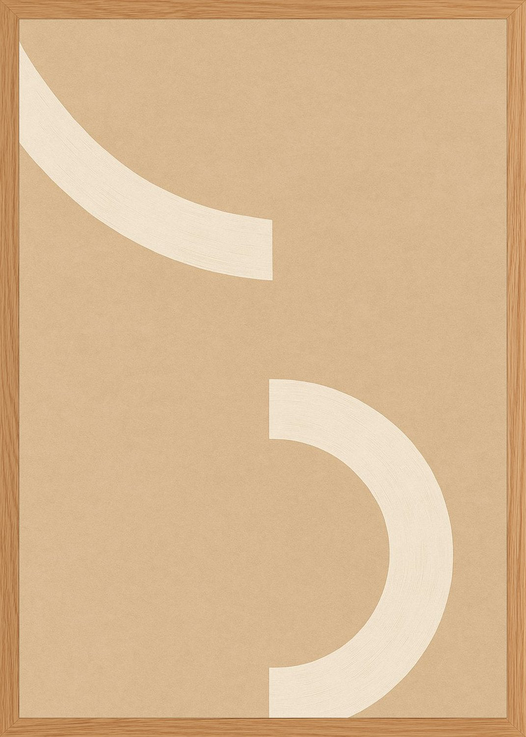 Poster in oak frame