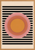 Poster in oak frame