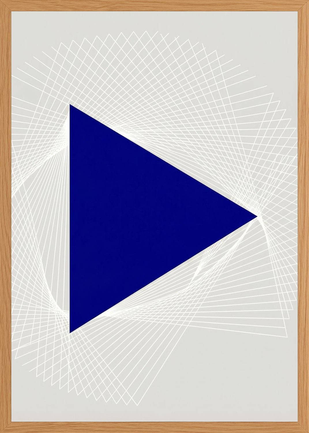 Poster in oak frame