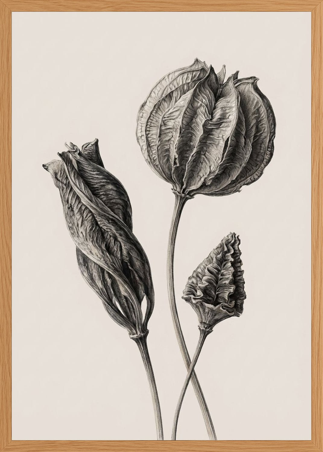 Poster in oak frame