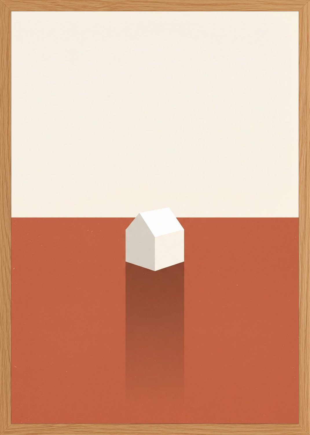 Poster in oak frame