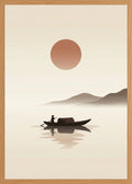 Poster in oak frame