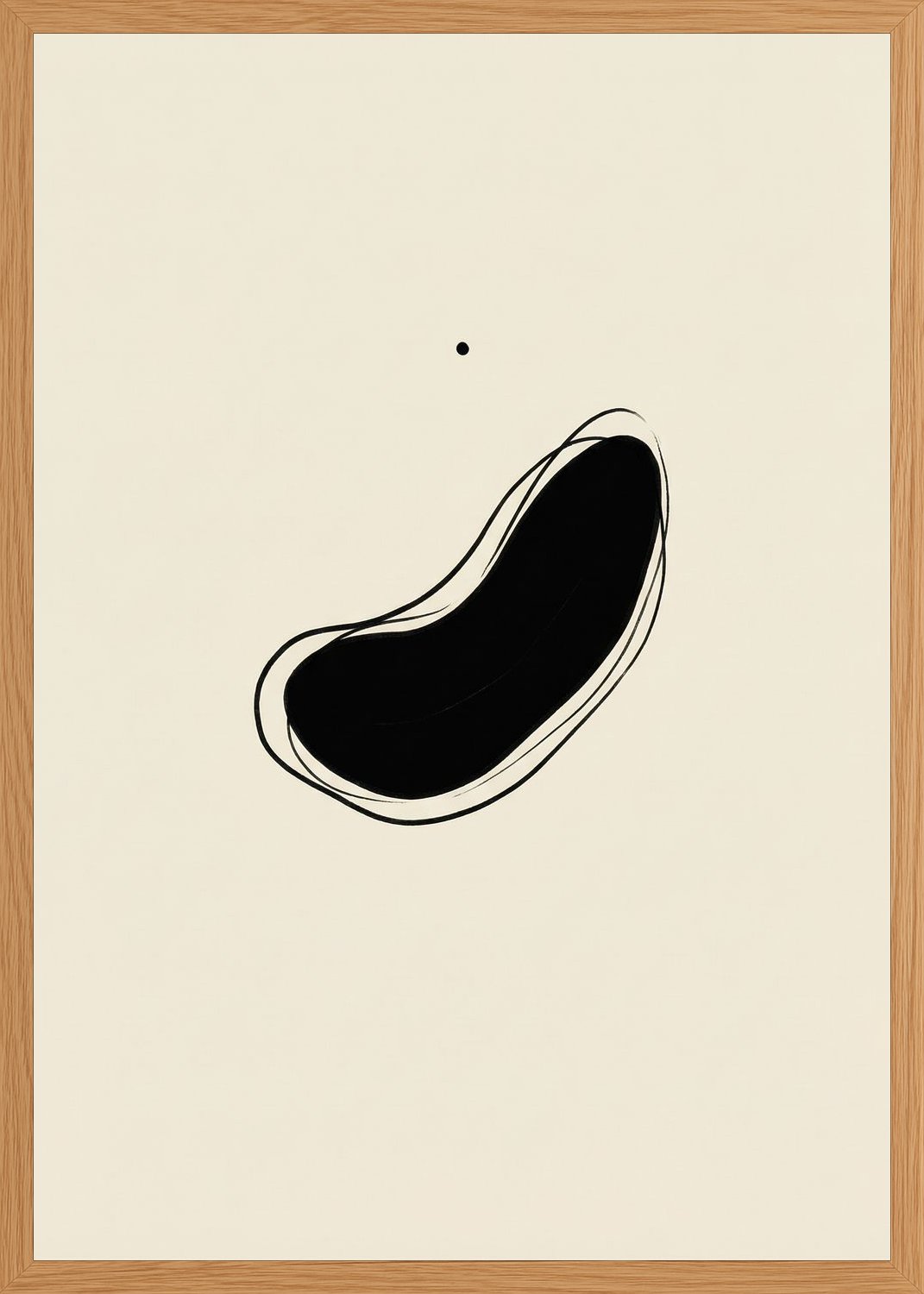 Poster in oak frame