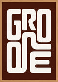 Poster in oak frame