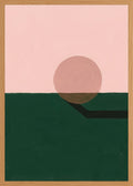Poster in oak frame