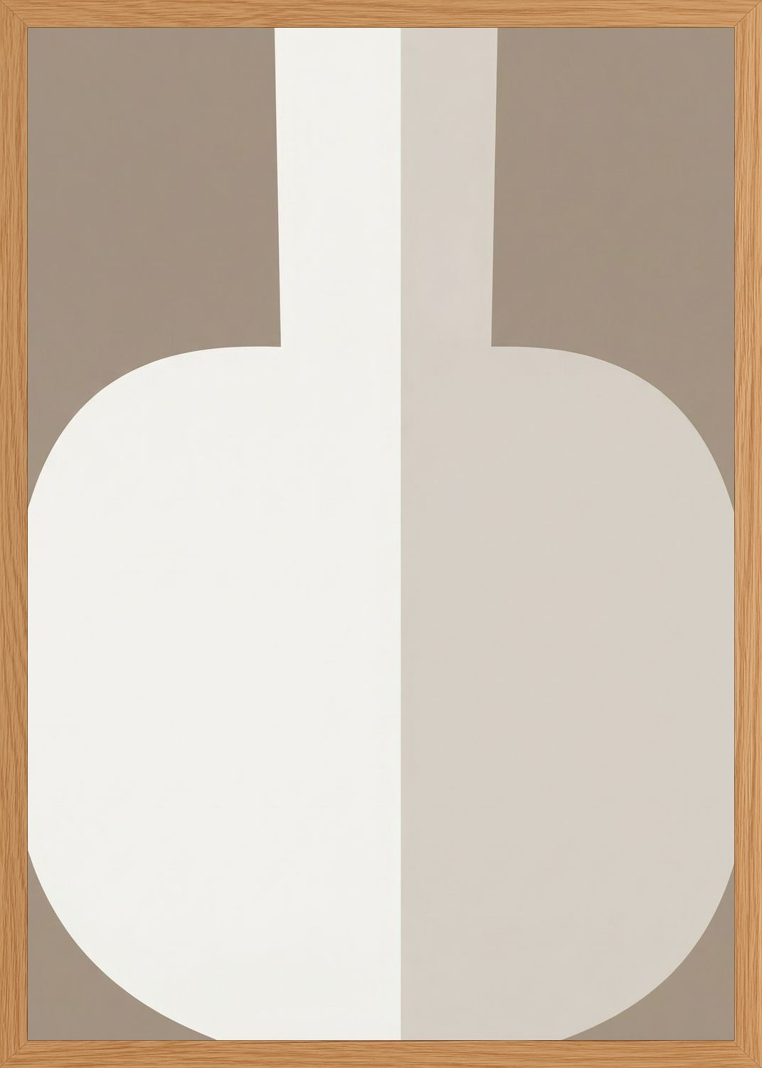 Poster in oak frame