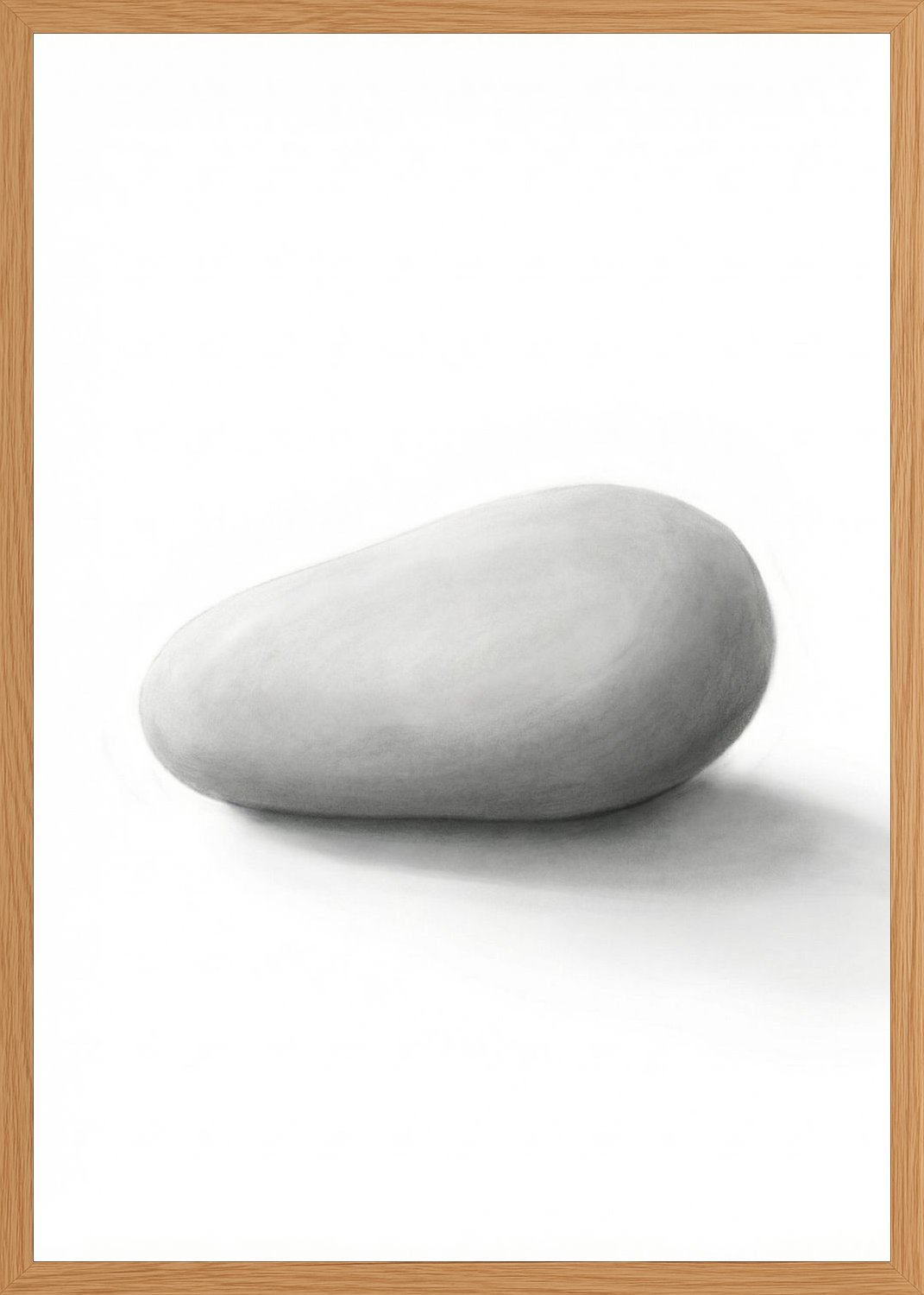Poster in oak frame