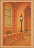 Poster in oak frame
