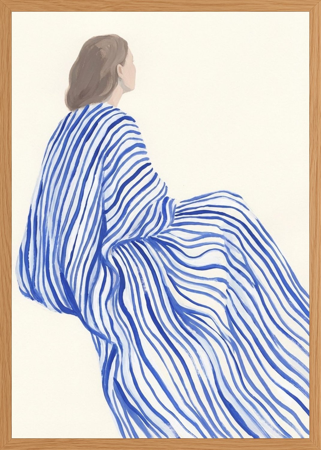 Poster in oak frame