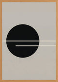 Poster in oak frame