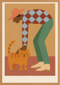 Poster in oak frame