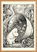 Poster in oak frame