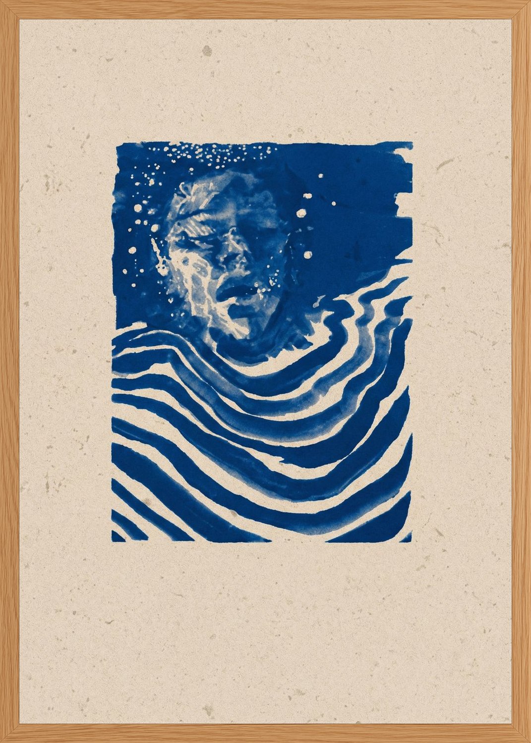 Poster in oak frame