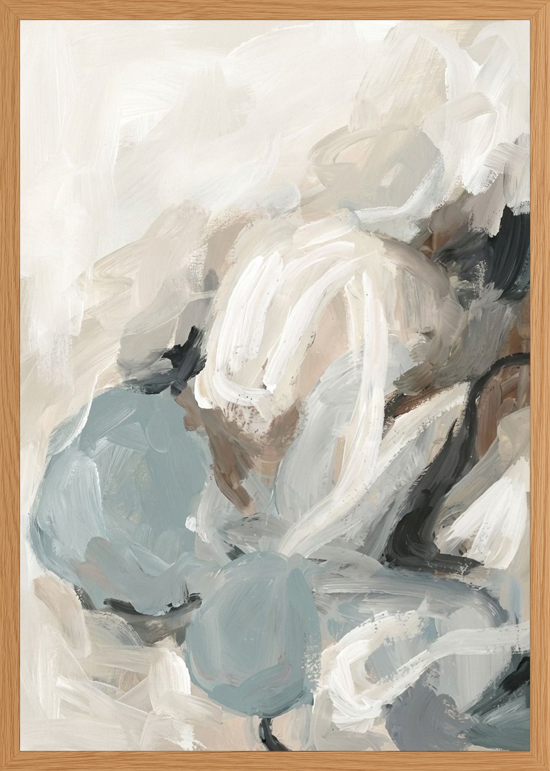Poster in oak frame