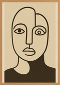 Poster in oak frame