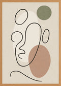 Poster in oak frame