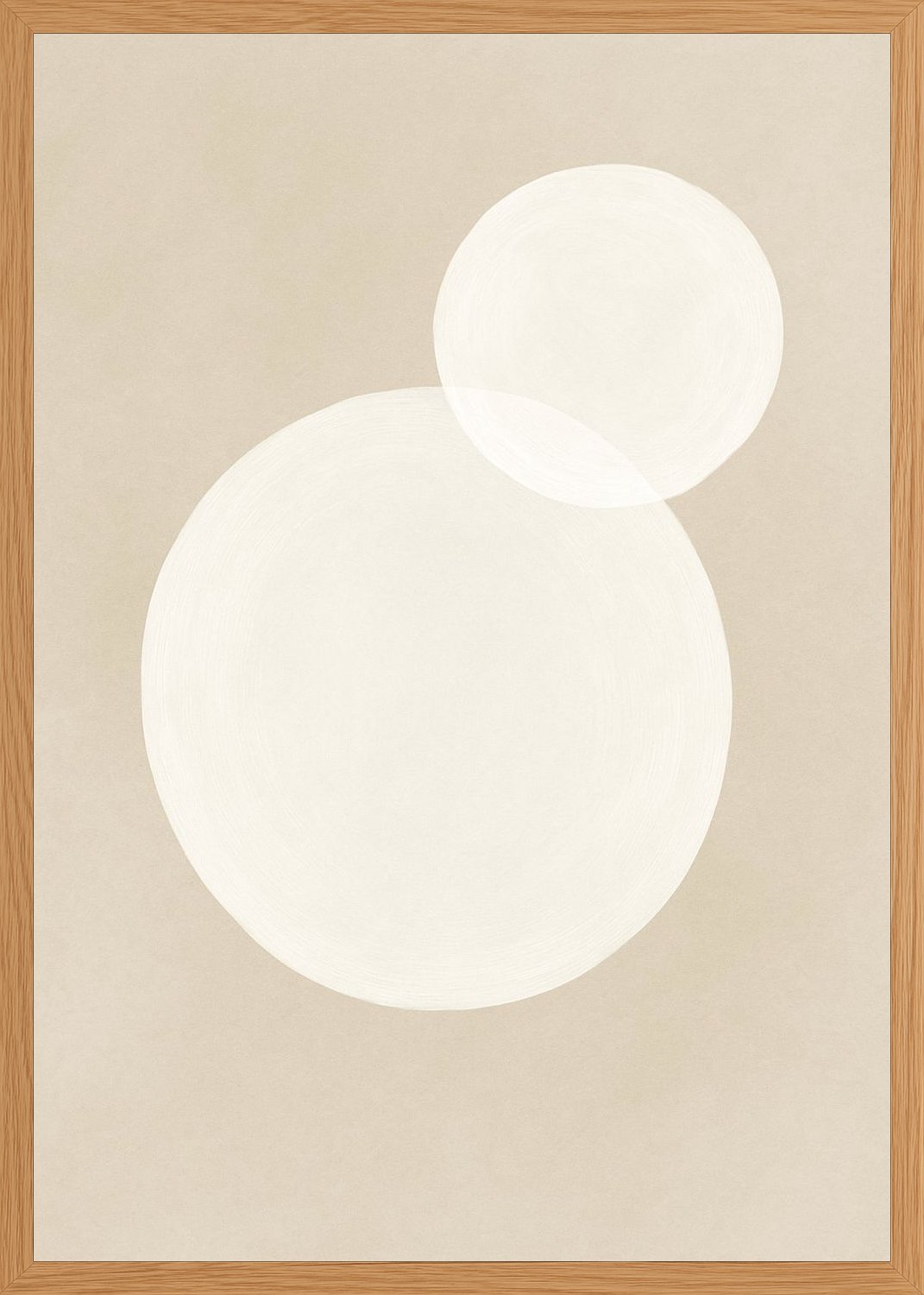 Poster in oak frame