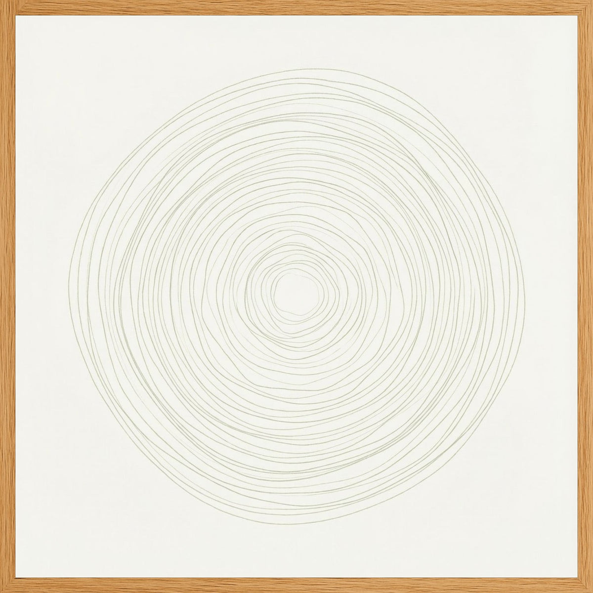 Poster in oak frame