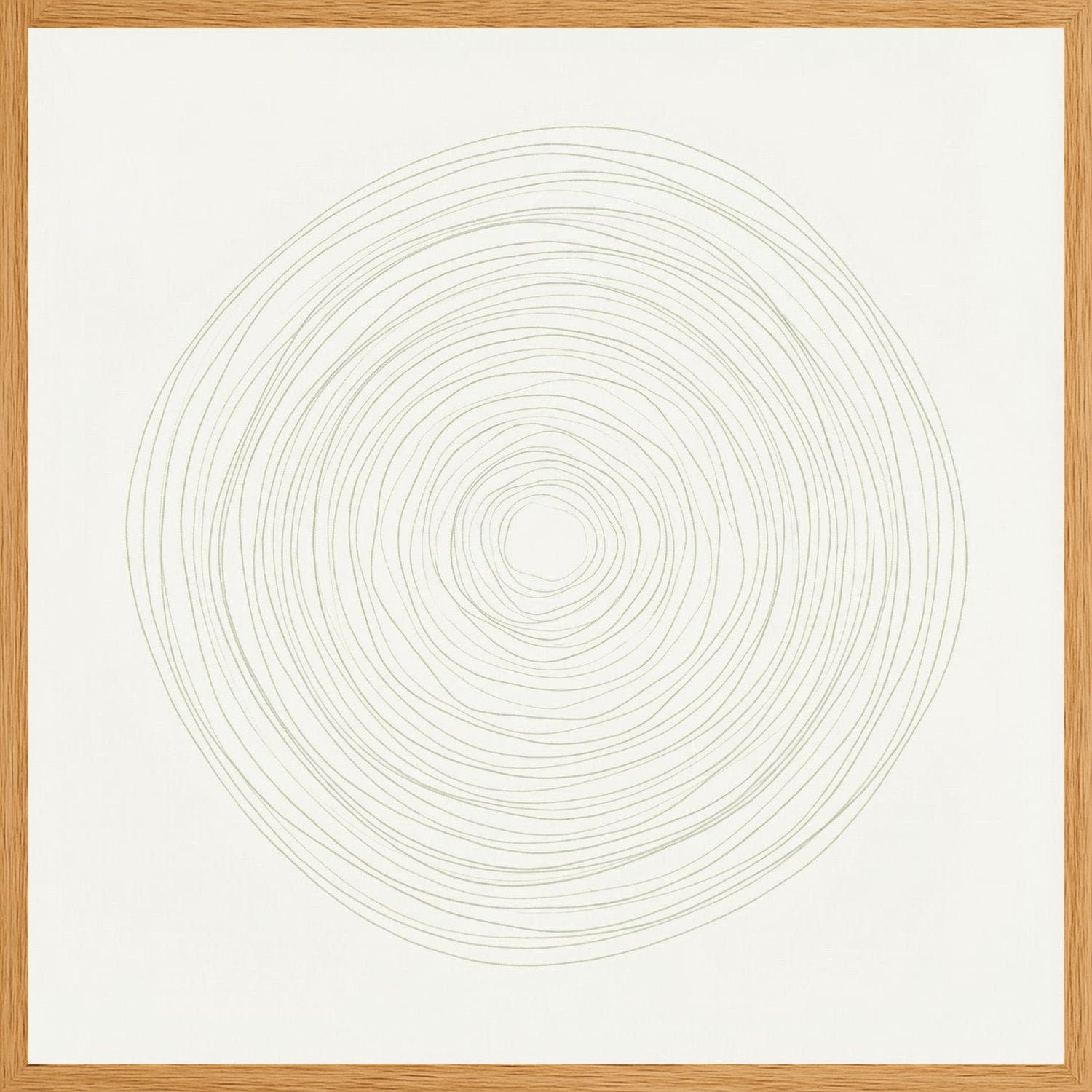 Poster in oak frame