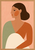 Poster in oak frame