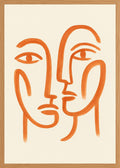 Poster in oak frame