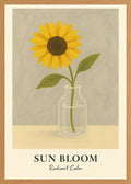 Poster in oak frame