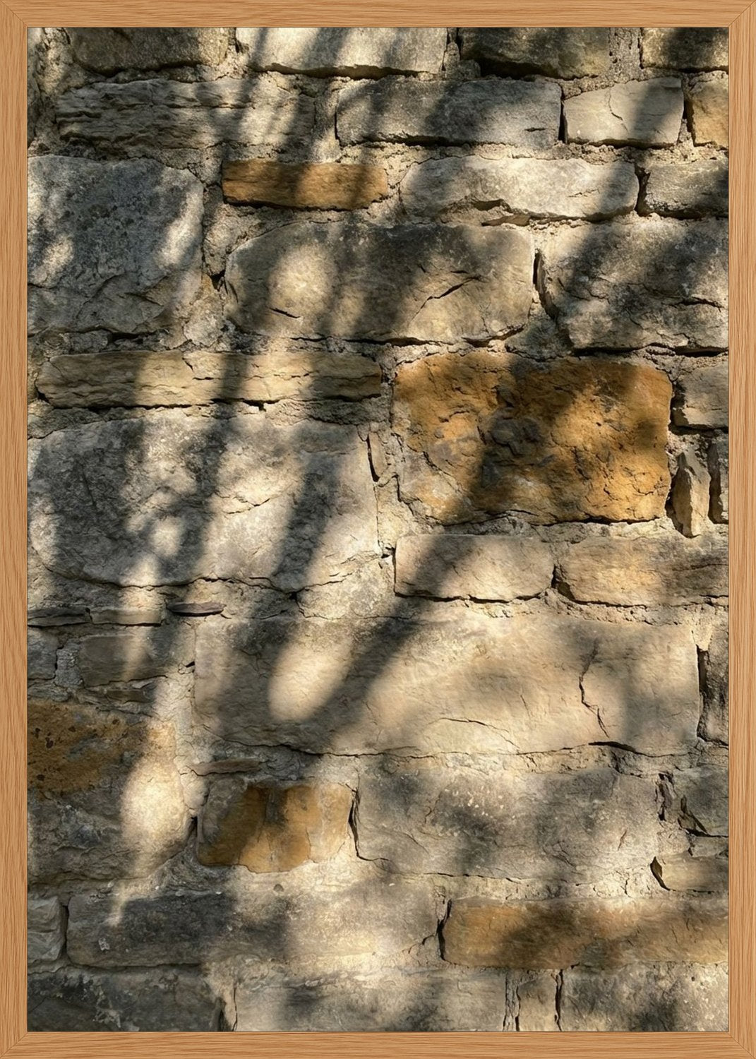 Poster in oak frame