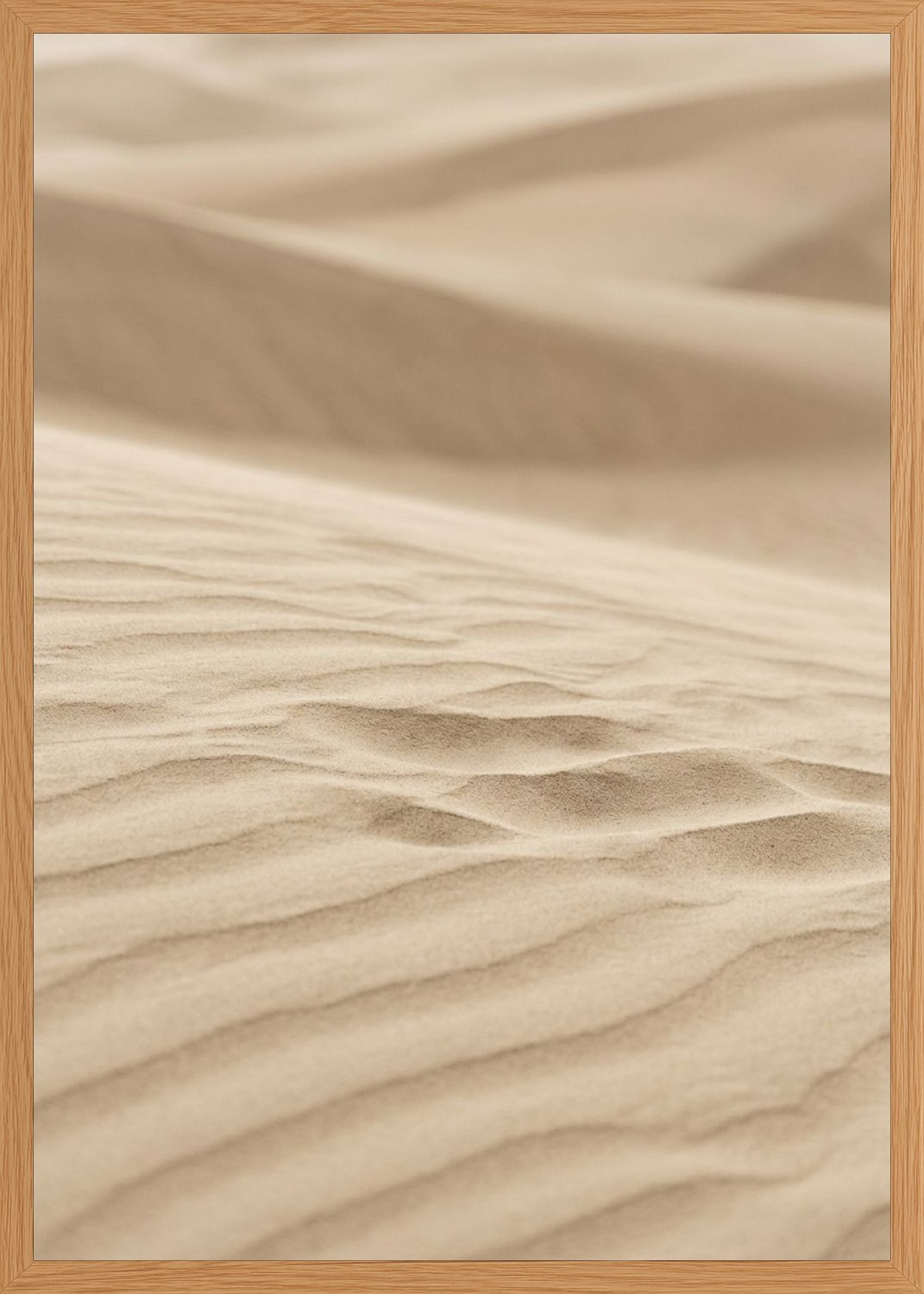 Poster in oak frame