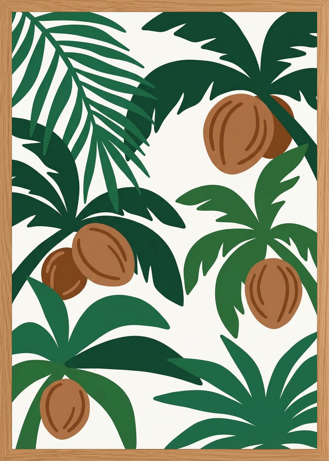 Poster in oak frame