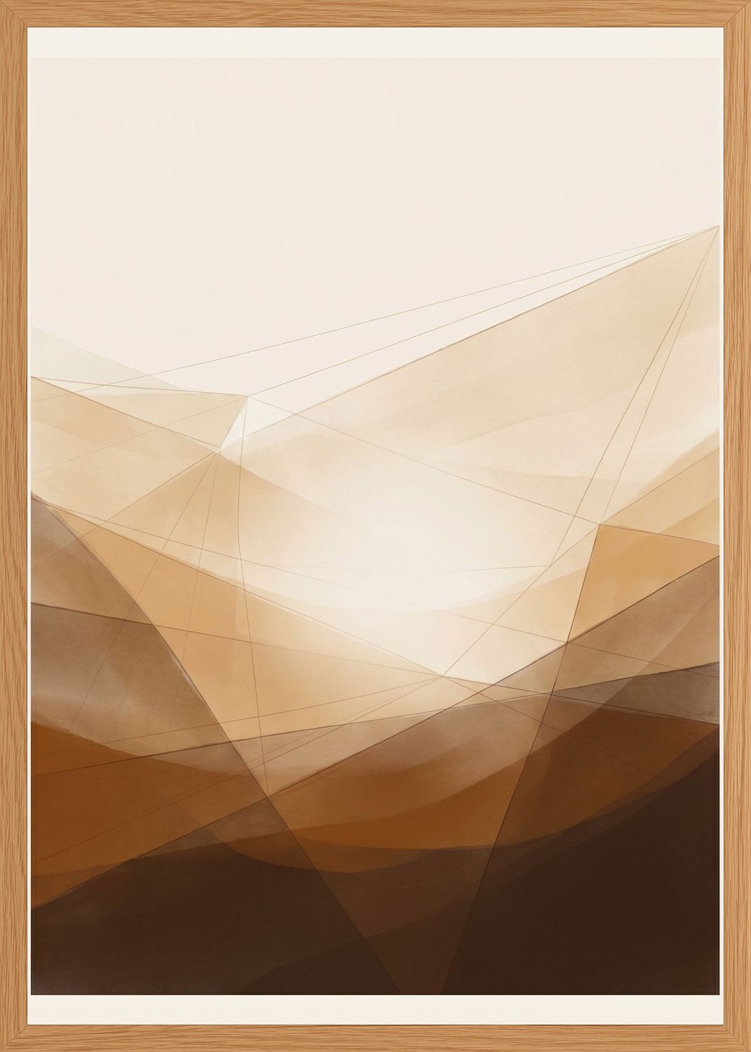 Poster in oak frame