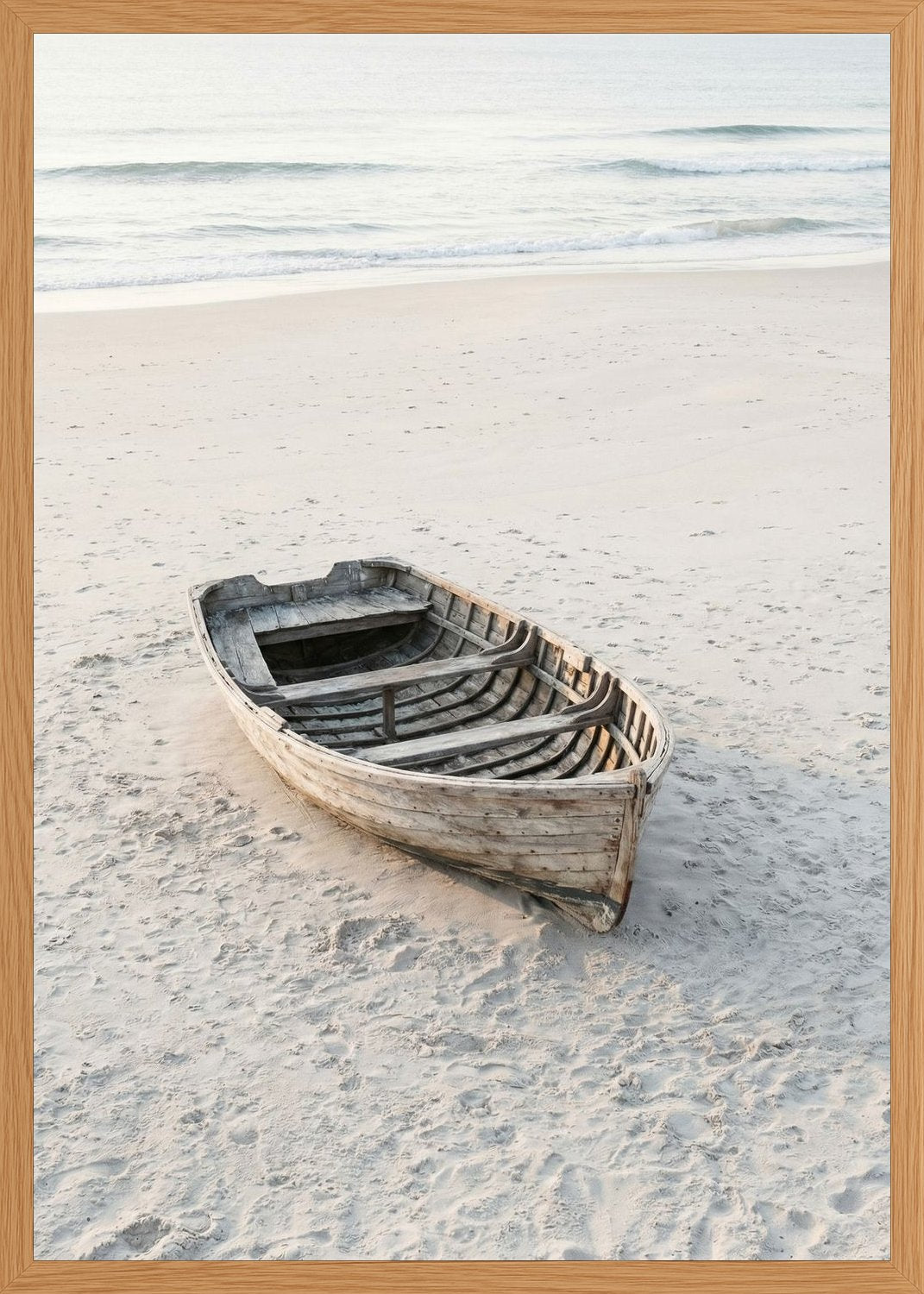 Poster in oak frame