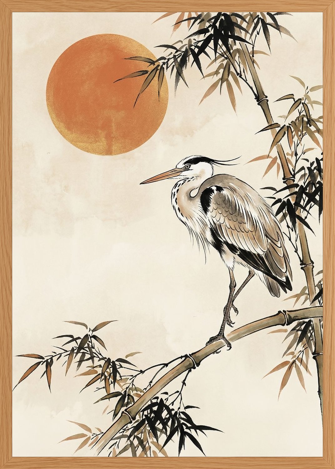 Poster in oak frame