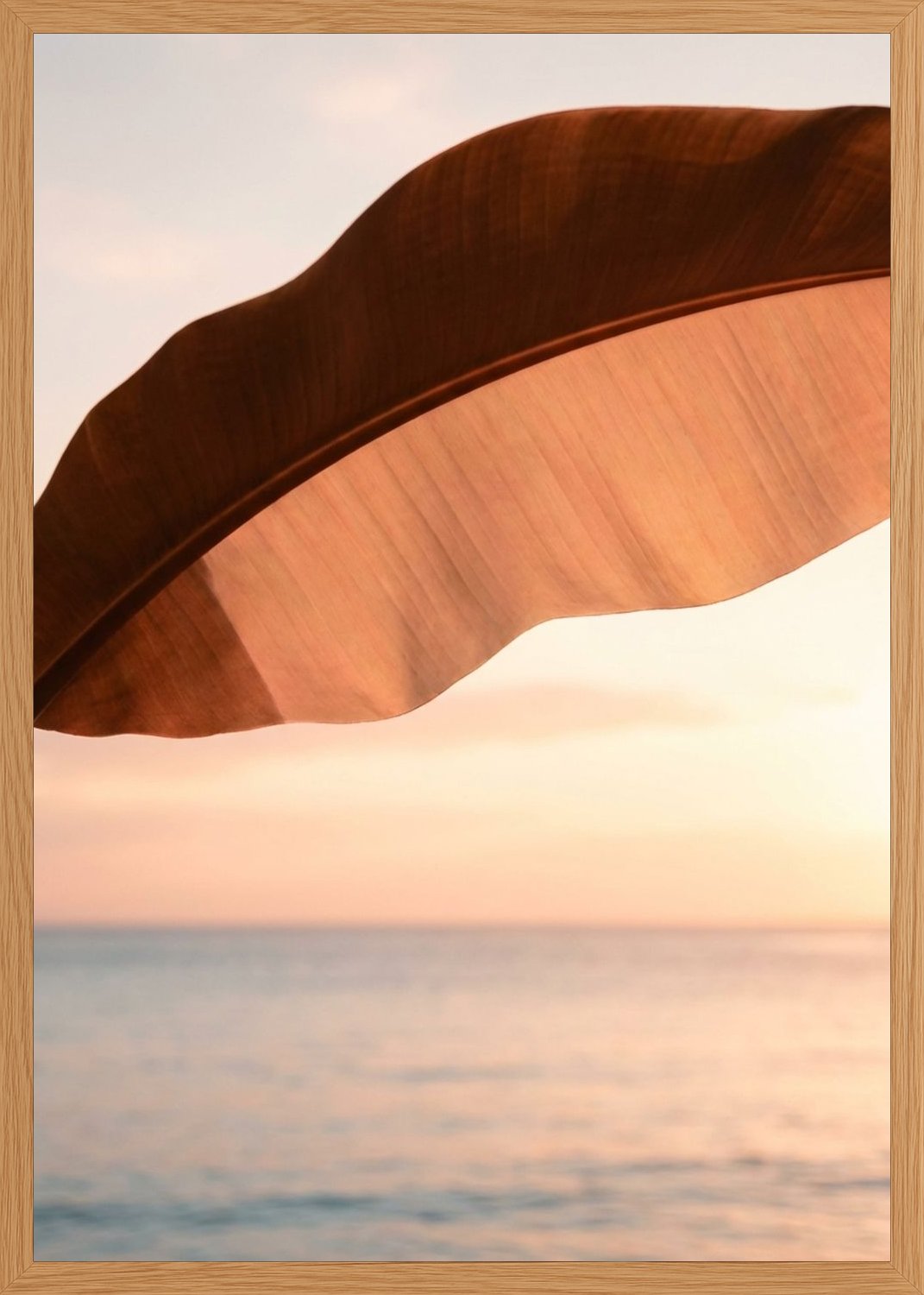 Poster in oak frame