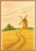 Poster in oak frame