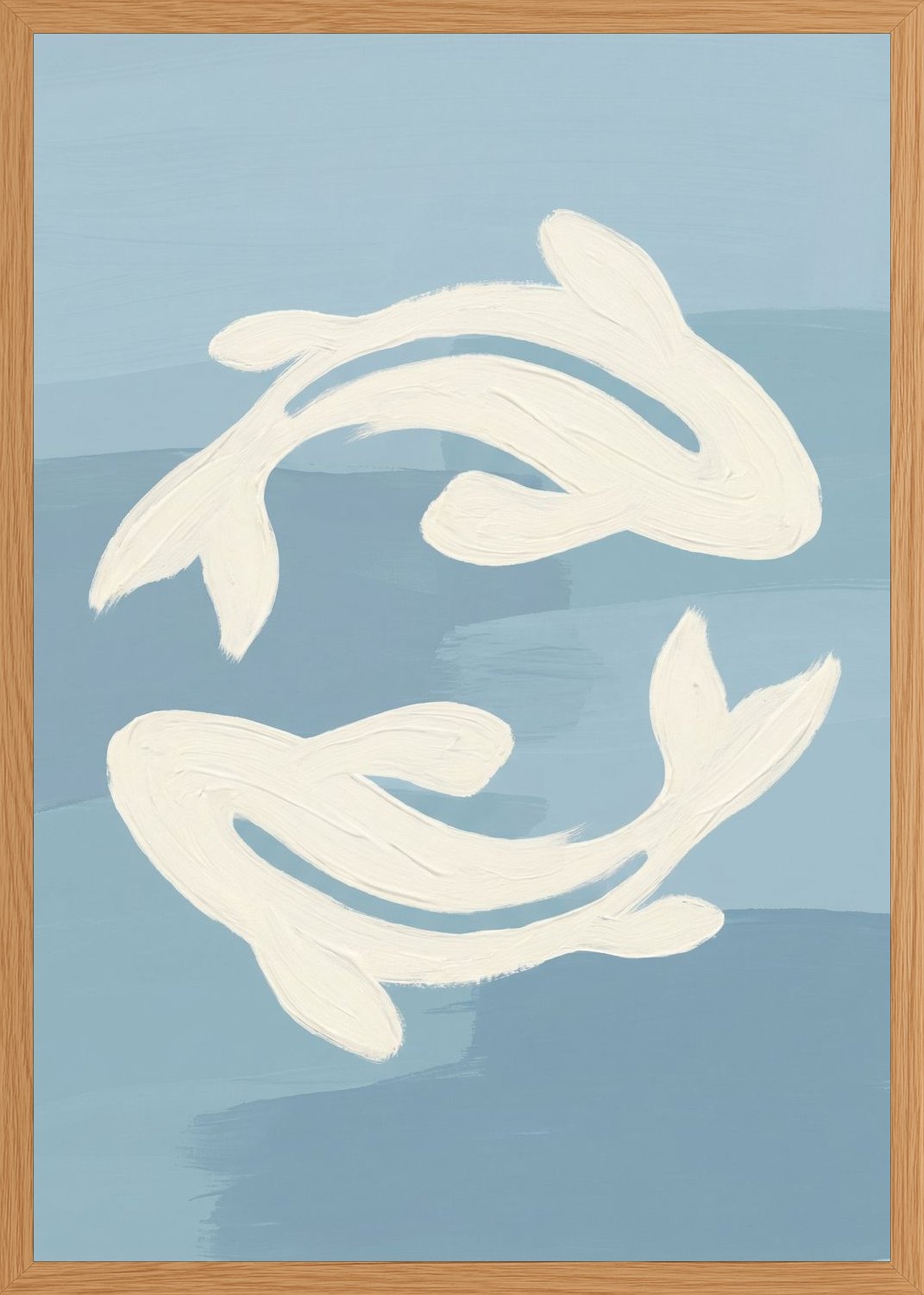 Poster in oak frame