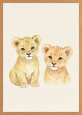 Poster in oak frame