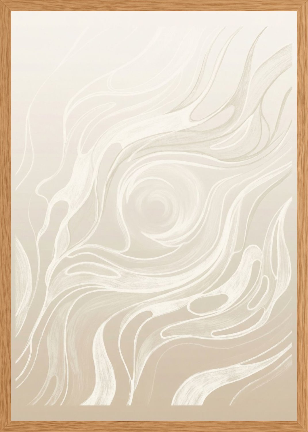 Poster in oak frame