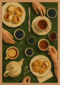 Poster in oak frame