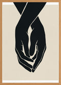 Poster in oak frame