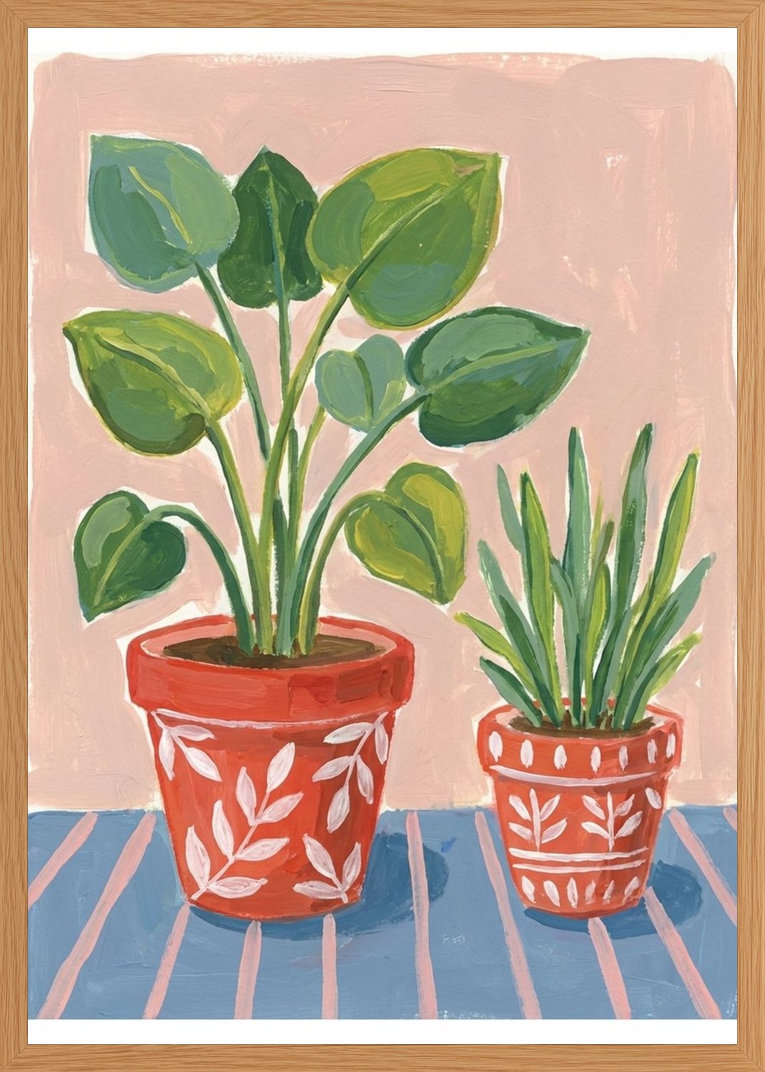 Poster in oak frame