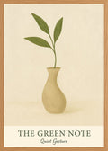 Poster in oak frame