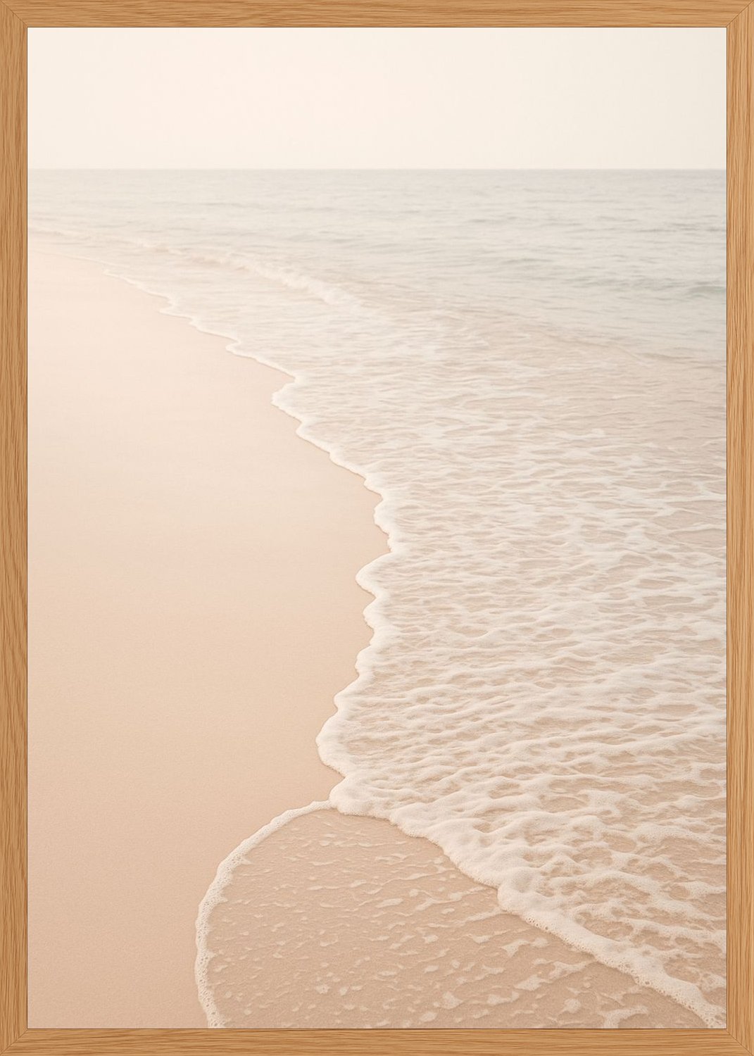 Poster in oak frame
